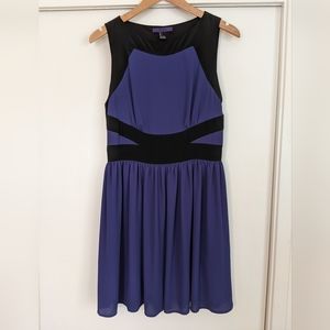 Forever 21 Purple and Black Dress, size large